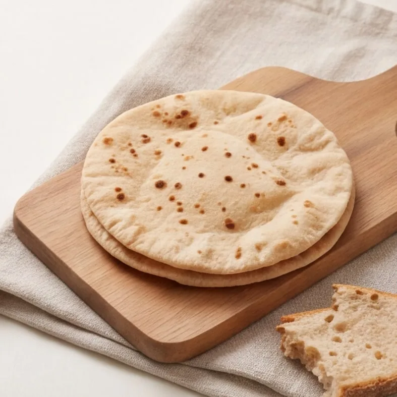 نان چپاتی ساده صنعتی