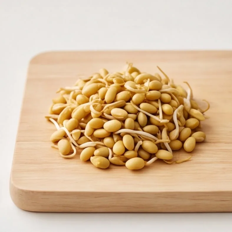 سویا جوانه زده پخته تفت داده